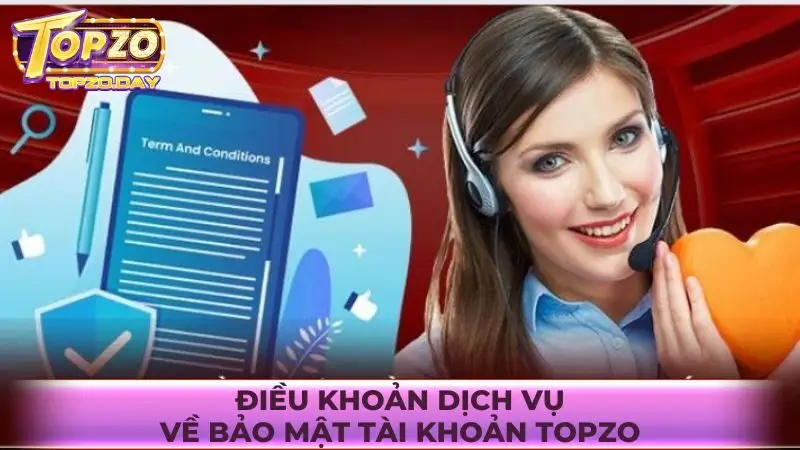 Điều khoản sử dụng 2 Điều khoản sử dụng Topzo quy định về bảo mật tài khoản người chơi